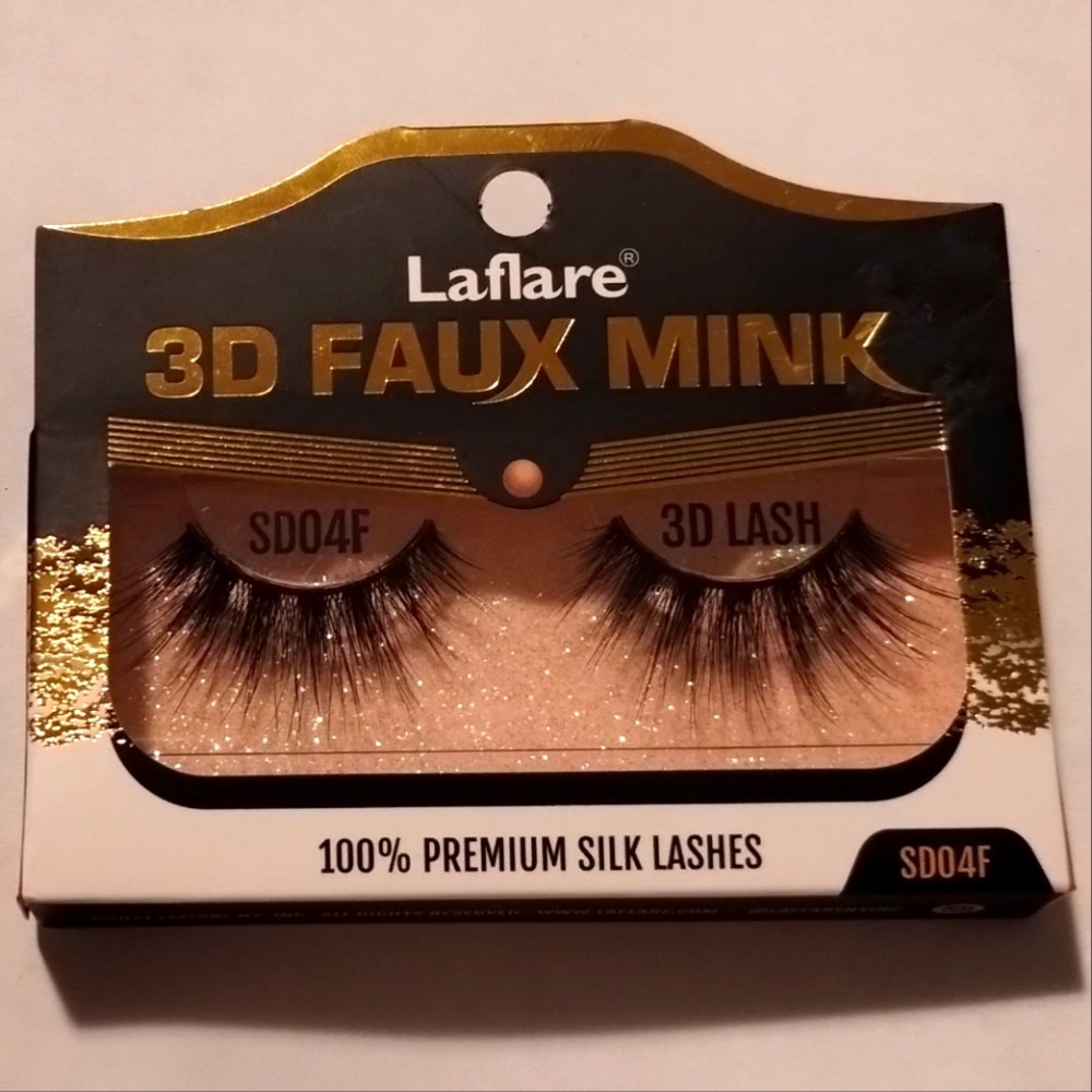 LAFLARE EYELASHES 3D FAUX MINK SD04F
